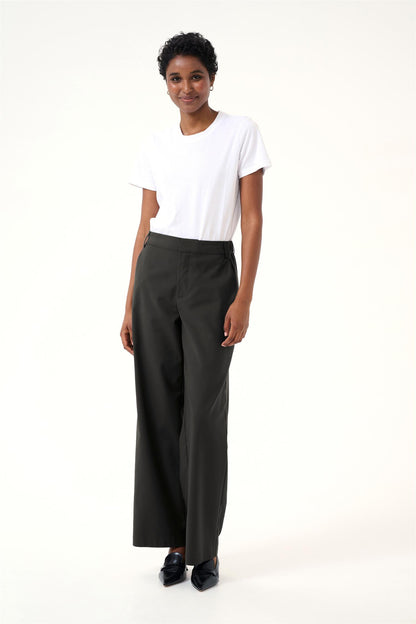 Kaffe Clothing KAloraine Wide Pants Black Oyster