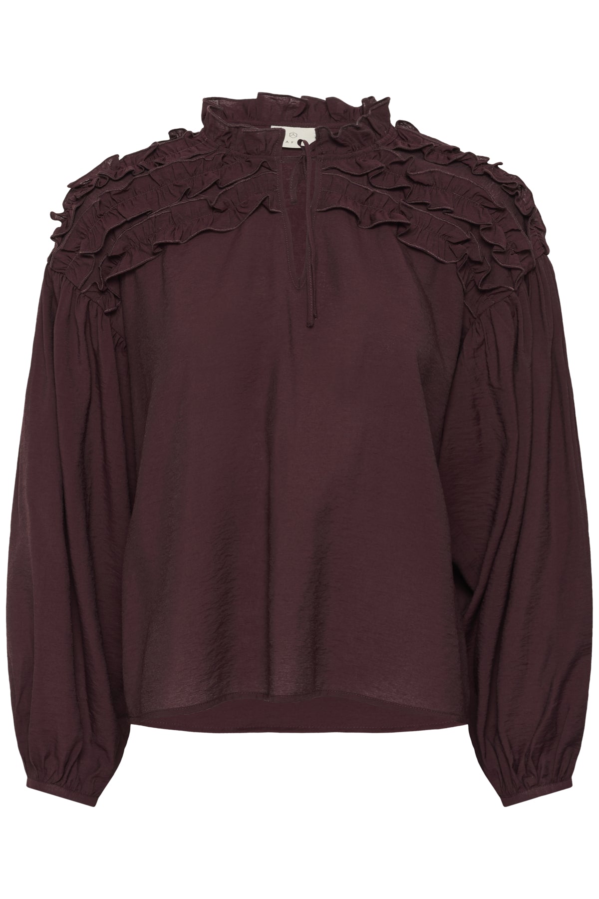 Kaffe Clothing KAnicole Blouse Fudge Melange