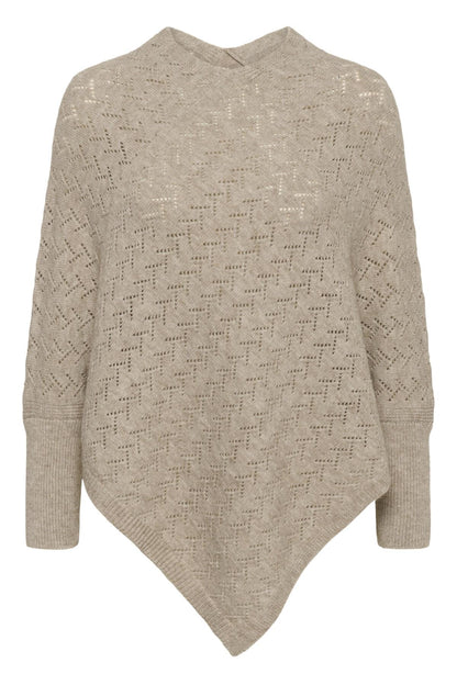 Kaffe Clothing KAoline Poncho Gray Melange