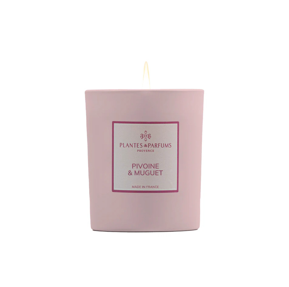 Plantes & Parfums Duftlys Pion & Liljekonvall duftlys 180 gr