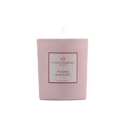 Plantes & Parfums Duftlys Pion & Liljekonvall duftlys 180 gr