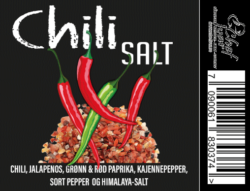 Kvern med chilisalt