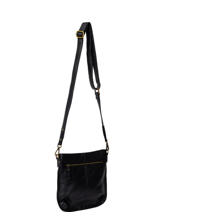 RE:DESIGNED Skinnveske Fillis Medium Crossover Black 100% Skinn