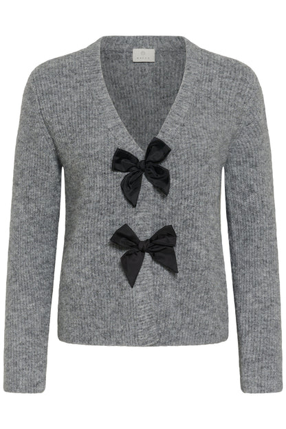 Kaffe Clothing KAmay Knit Cardigan Grey Melange