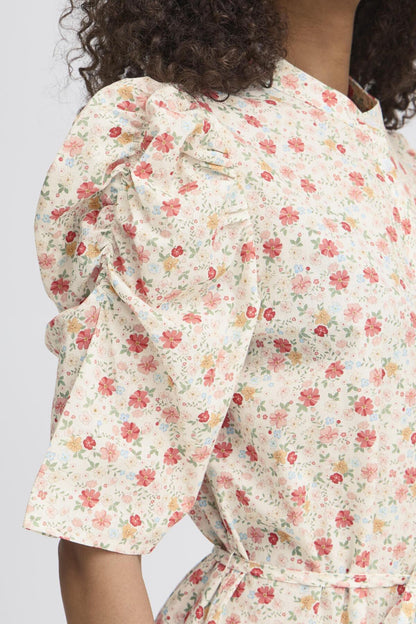 Ichi Ihxasdis – Kortermet kjole med blomsterprint
