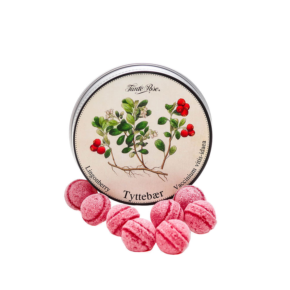 Snuseske med Tyttebærdrops
