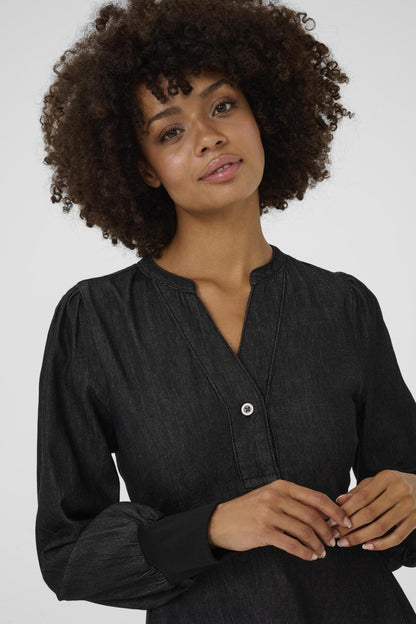 Culture CUallura Arpa Rib Dress Black Wash