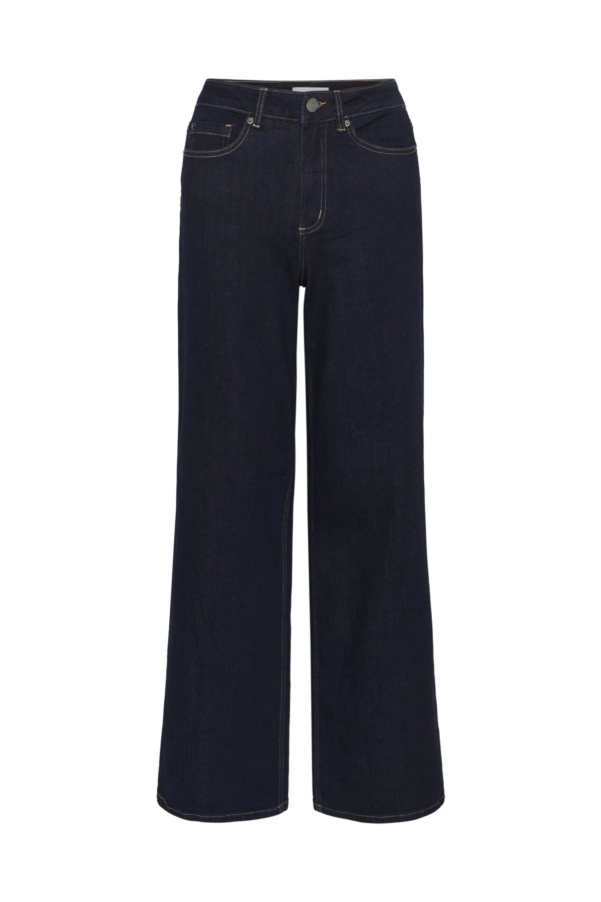 Kaffe Clothing KAmeadow HW Reg Fit Jeans Dark Blue Unwashed Denim 30 tommer