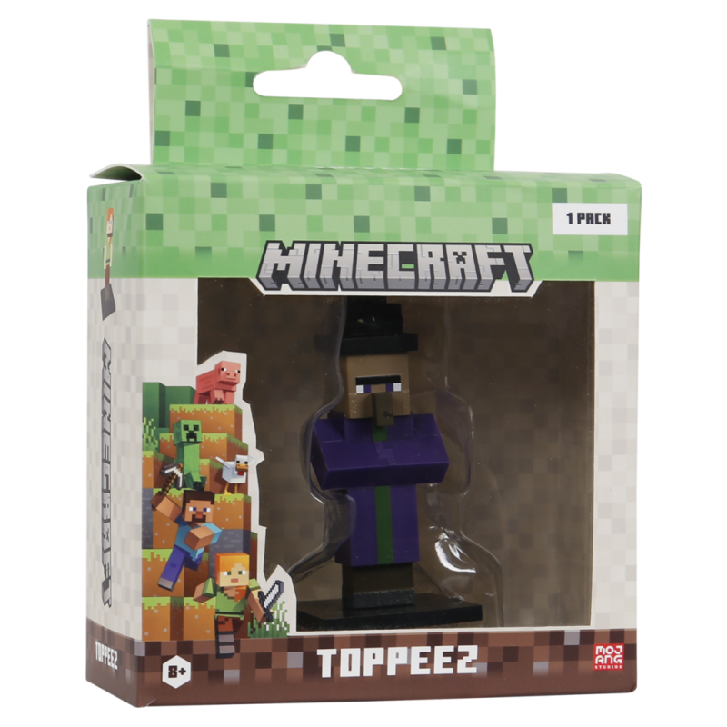 MINECRAFT 3D TOPPEEZ 1 PACK VINDU BOKS
