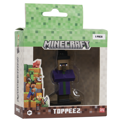 MINECRAFT 3D TOPPEEZ 1 PACK VINDU BOKS