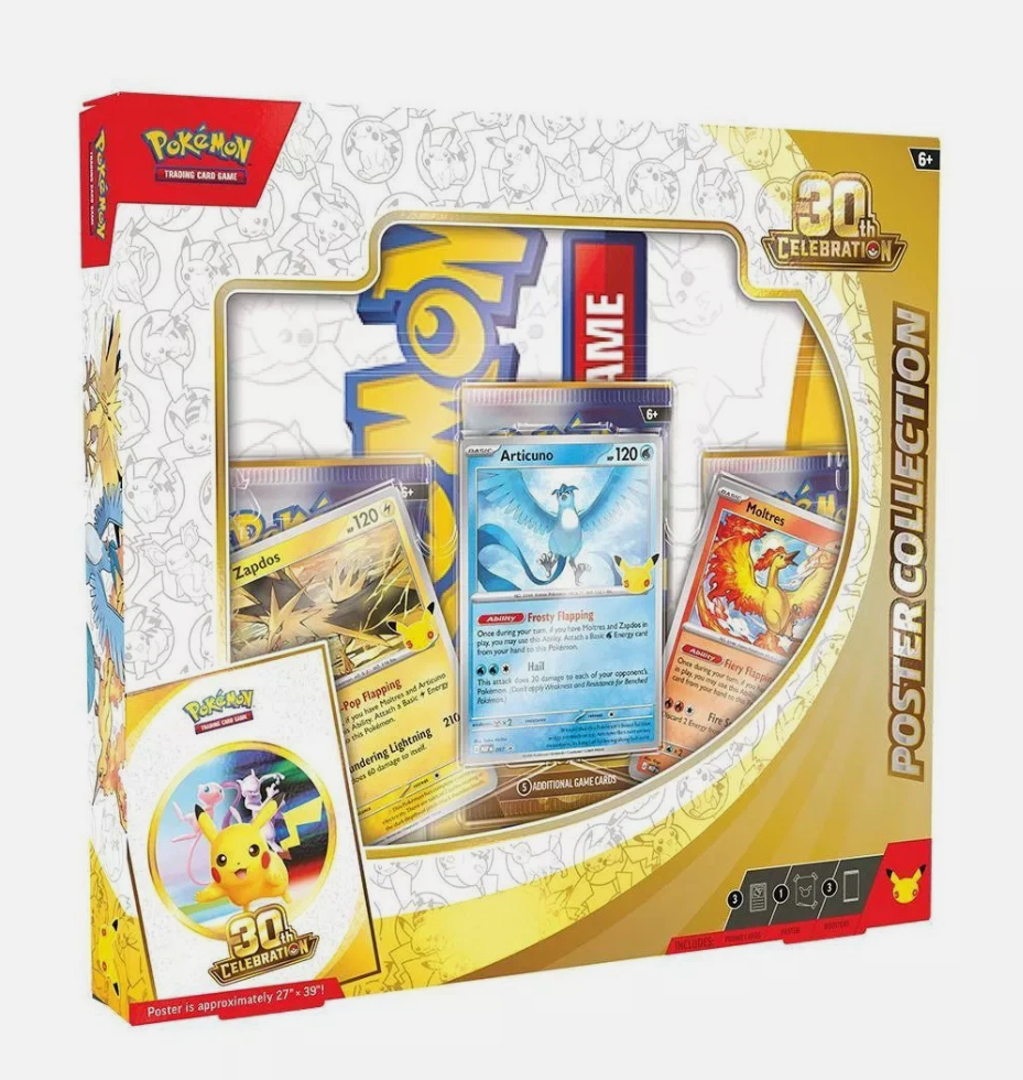 Pokémon TCB Trading Card Game: 30th Celebration Poster Collection