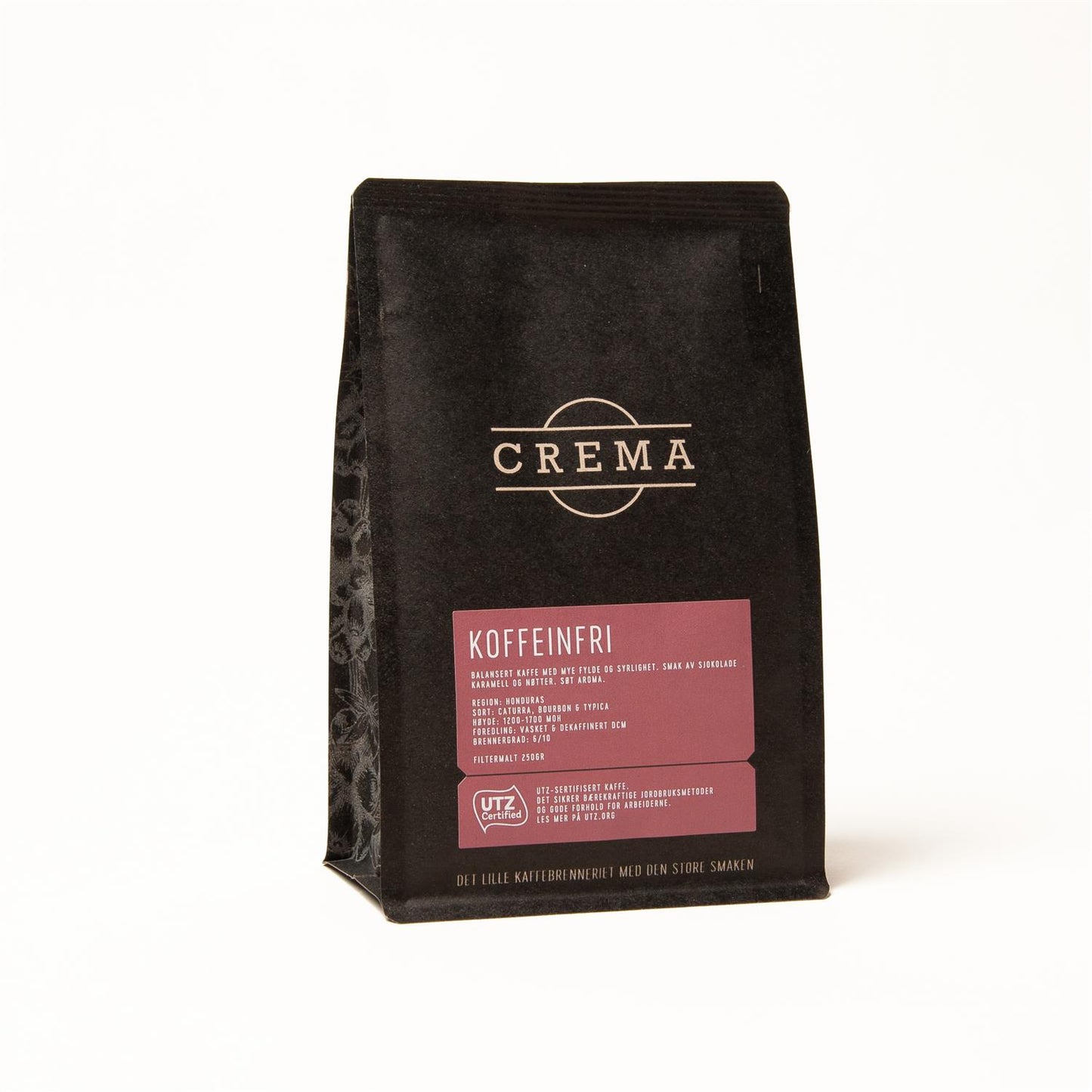 Crema Koffeinfri 250g filter