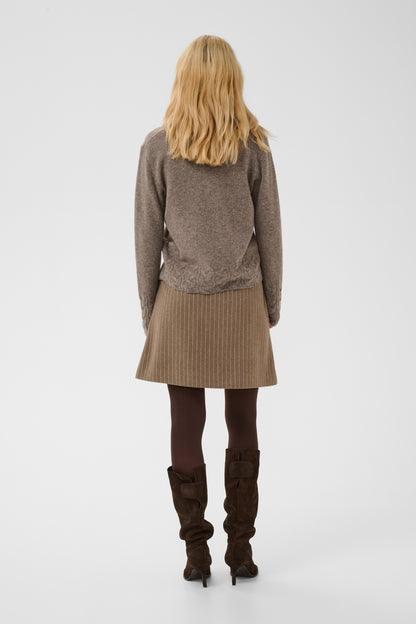 Culture CUmonia Vneck Pullover Falcon Melange