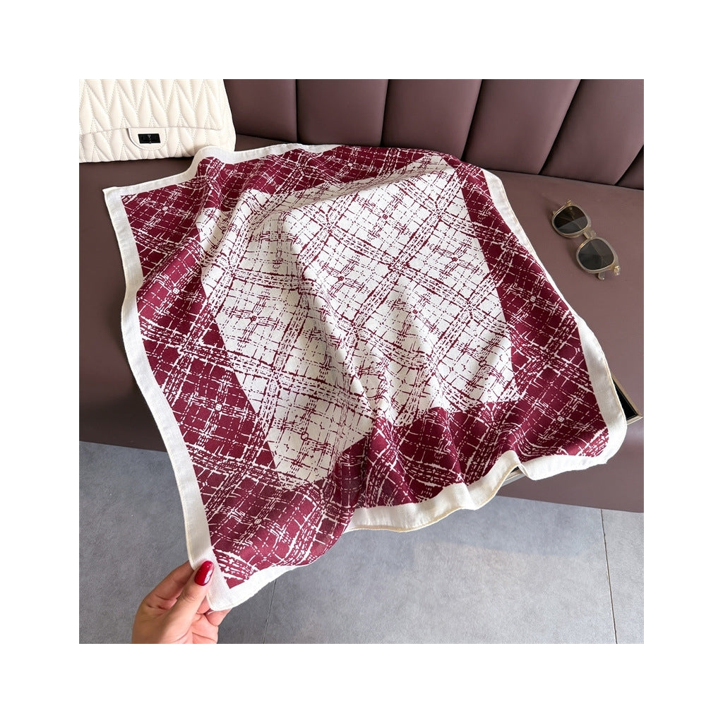 Silkeskjerf Bandanas - Vinrød