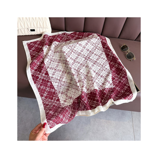 Silkeskjerf Bandanas - Vinrød