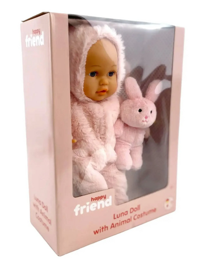 HAPPY FRIEND Luna Doll 35cm with Animal Costume