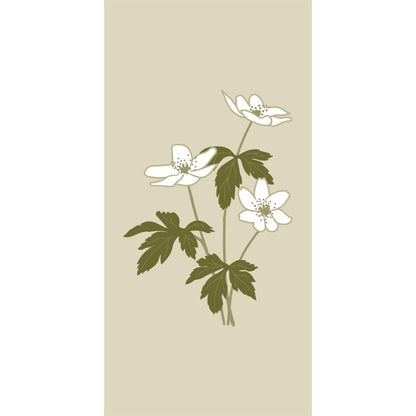 Ib Laursen Serviett 10x20 cm Hvitveis 16 stk/pakning