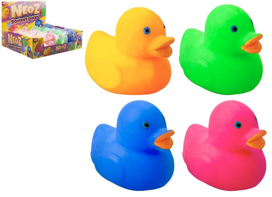 Neon Squishy Duck