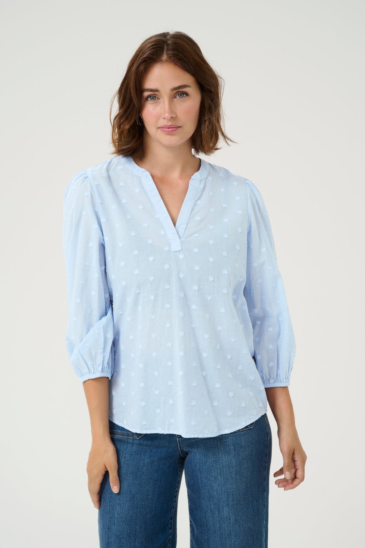 Kaffe Clothing KAjollia Blouse Soft Chambray