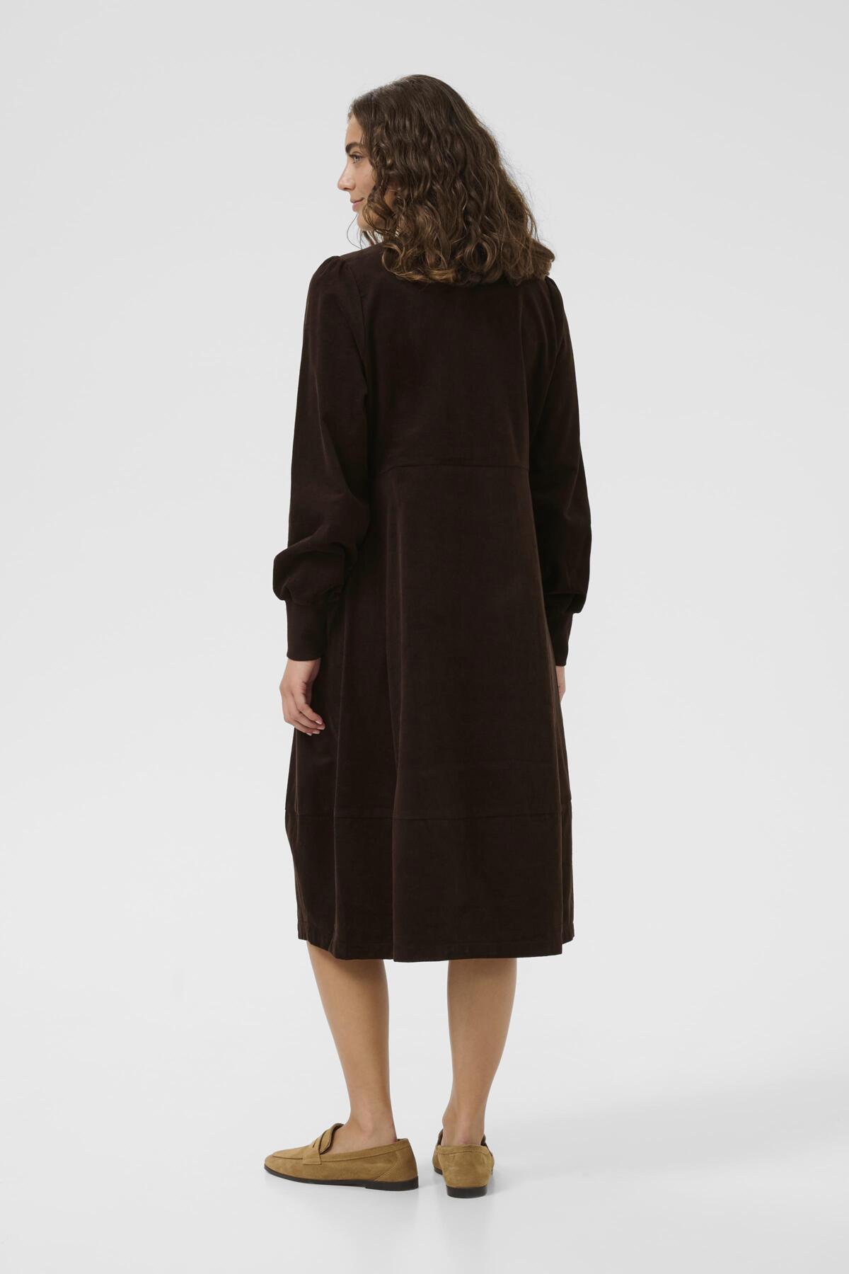 Culture CUrhaena LS Dress Coffee Bean