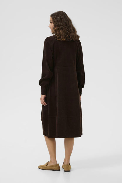 Culture CUrhaena LS Dress Coffee Bean