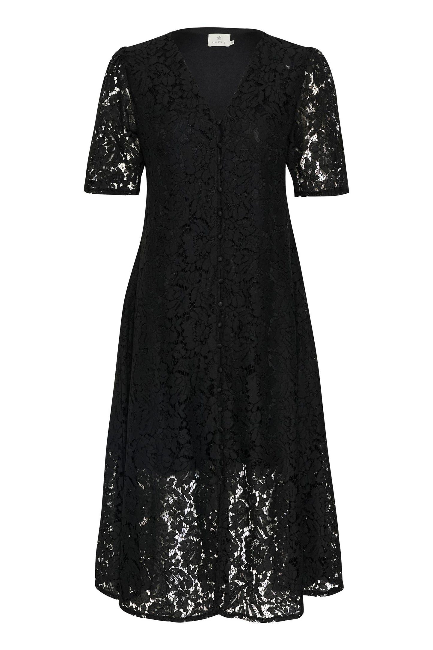 Kaffe Clothing KAnomi Lace Dress Bloack Deep