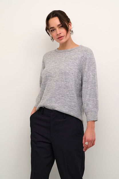 Kaffe Clothing KAmeridith Pullover Grey Melange