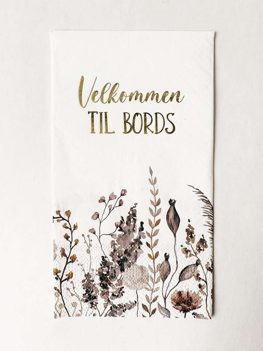 Trend Design Serviett buffet «velkommen til bords»