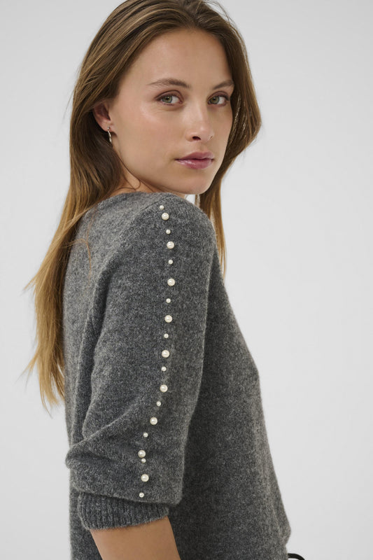 Kaffe Clothing KAbetty Pullover Grey Melange
