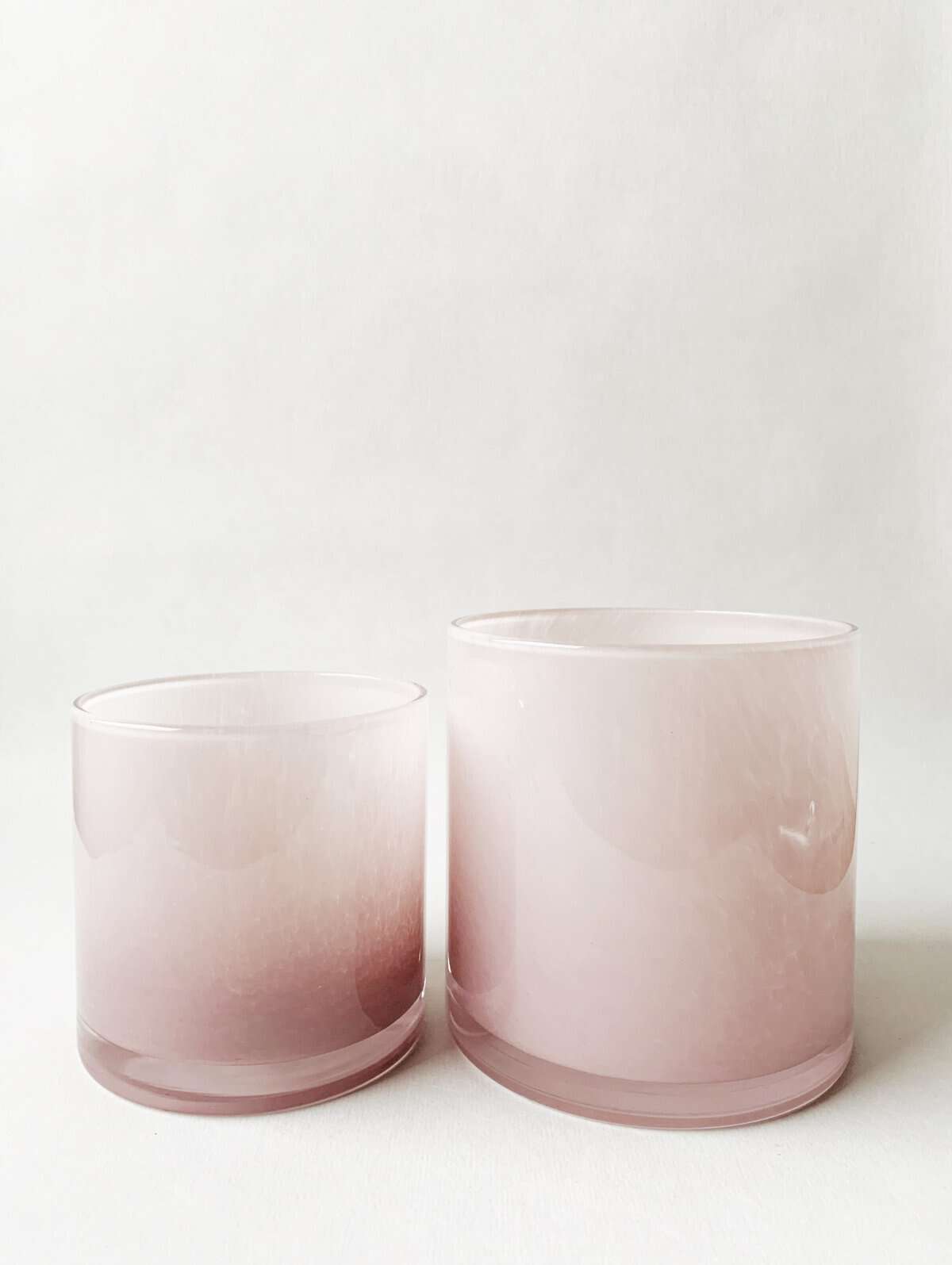 Trend Design Lysglass Munnblåst 12×12 Cm Rosa