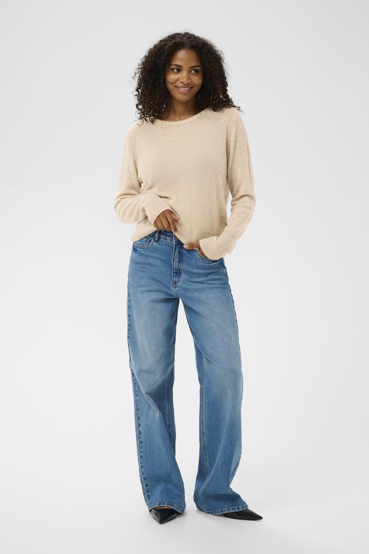 Kaffe Clothing KAcashie Ullgenser Feather Gray Melange