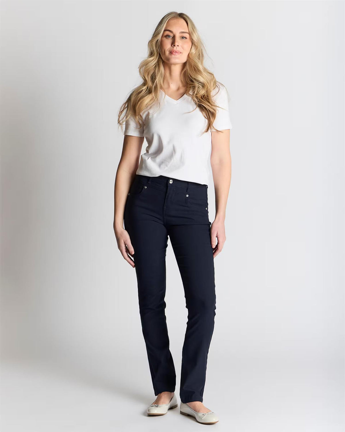 Floyd Stretchbukse Alea 180A Navy Straight