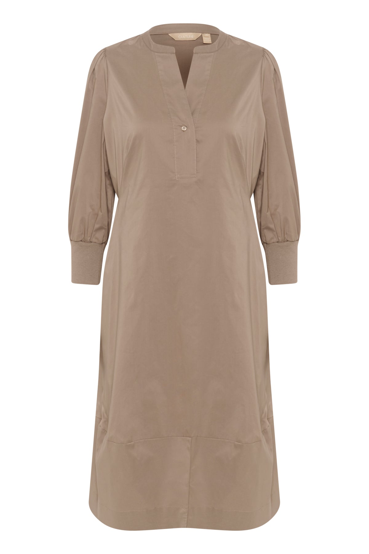 Culture CUantoinett 3/4 Sleeve Dress Pine Bark