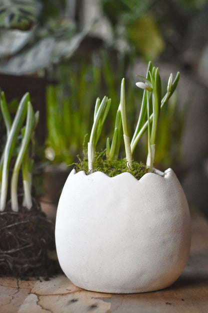 Trend Keramikkpotte Egg 11×13 Cm