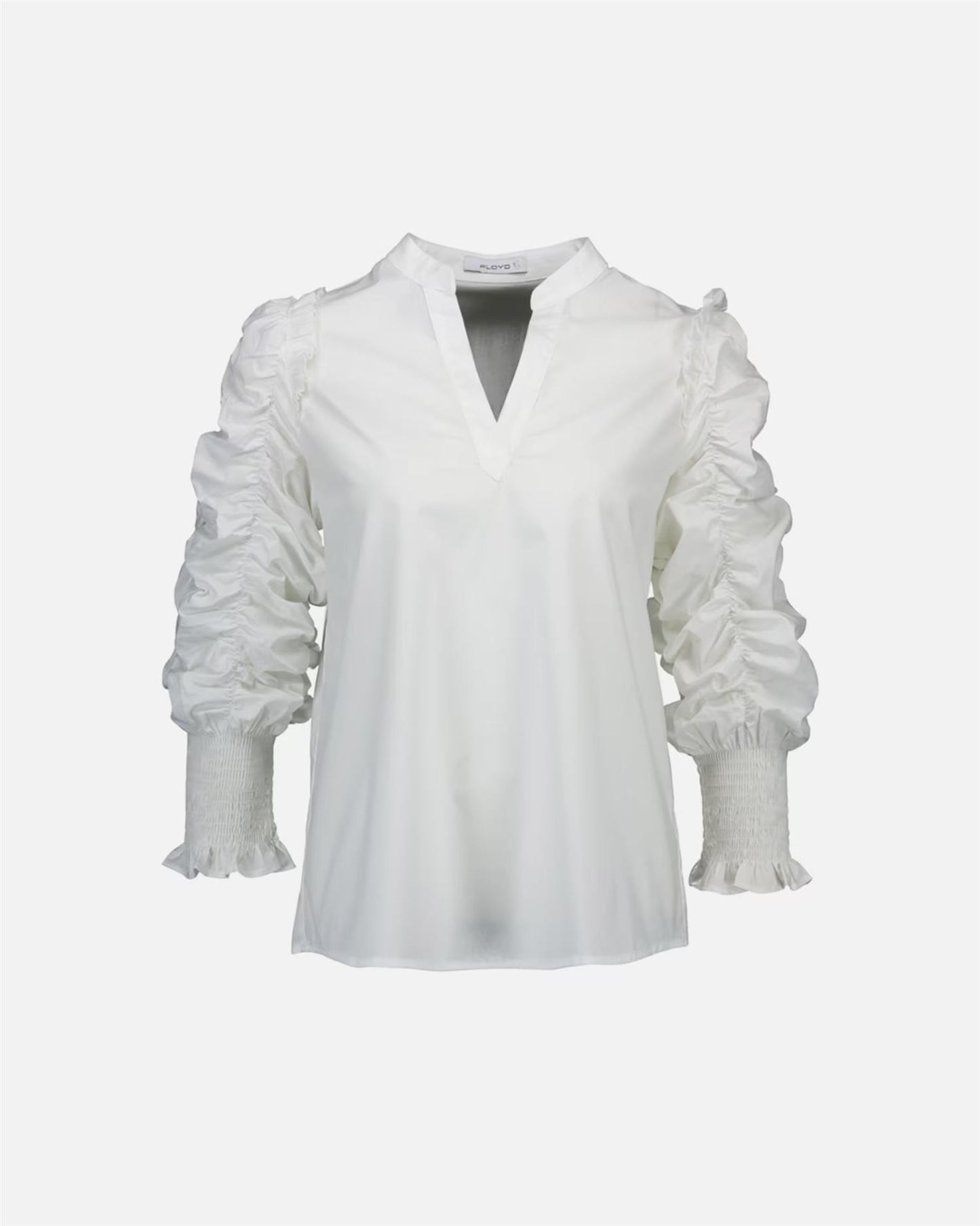 Floyd Bluse Nilea Uni White