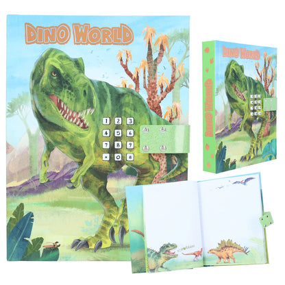 Dagbok Med Kodelås Og Musikk Dino World
