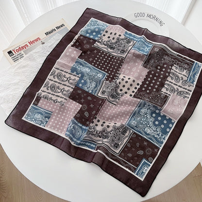Silkeskjerf Bandanas - Mørkebrun