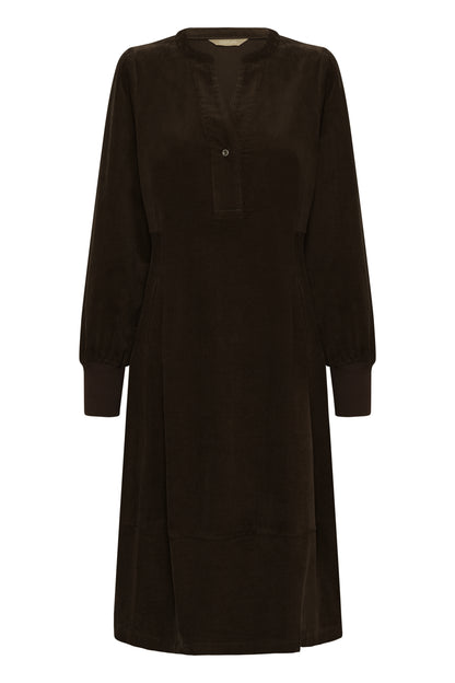 Culture CUrhaena LS Dress Coffee Bean