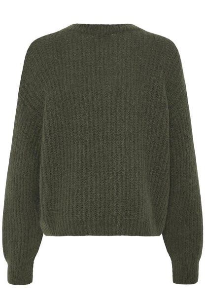 Sorbet SBgulvig Bellis Knit Blouse Dusty Olive