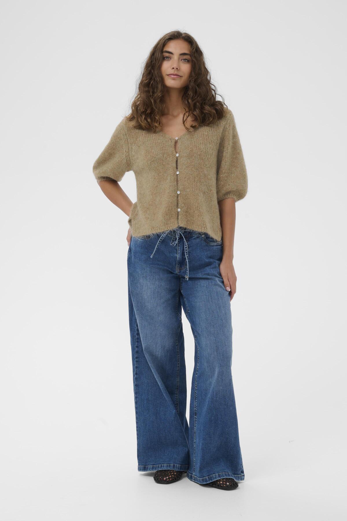 Culture CUcemilie SS Cardigan Dune Melange