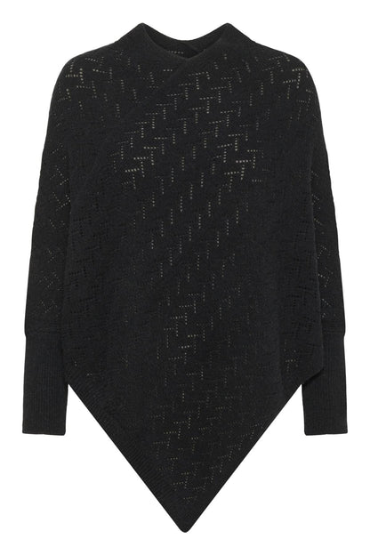 Kaffe Clothing KAoline Poncho Black Deep
