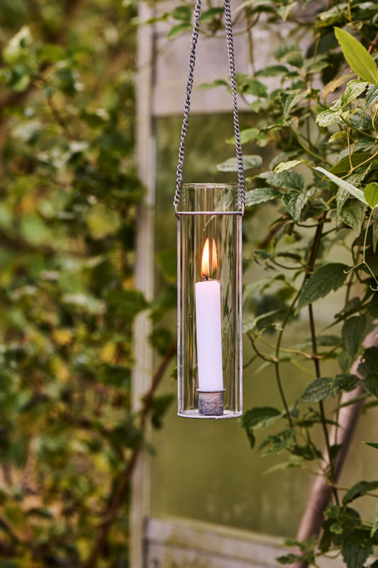 Ib Laursen Stake for 2,2 cm lys med glass og kjede