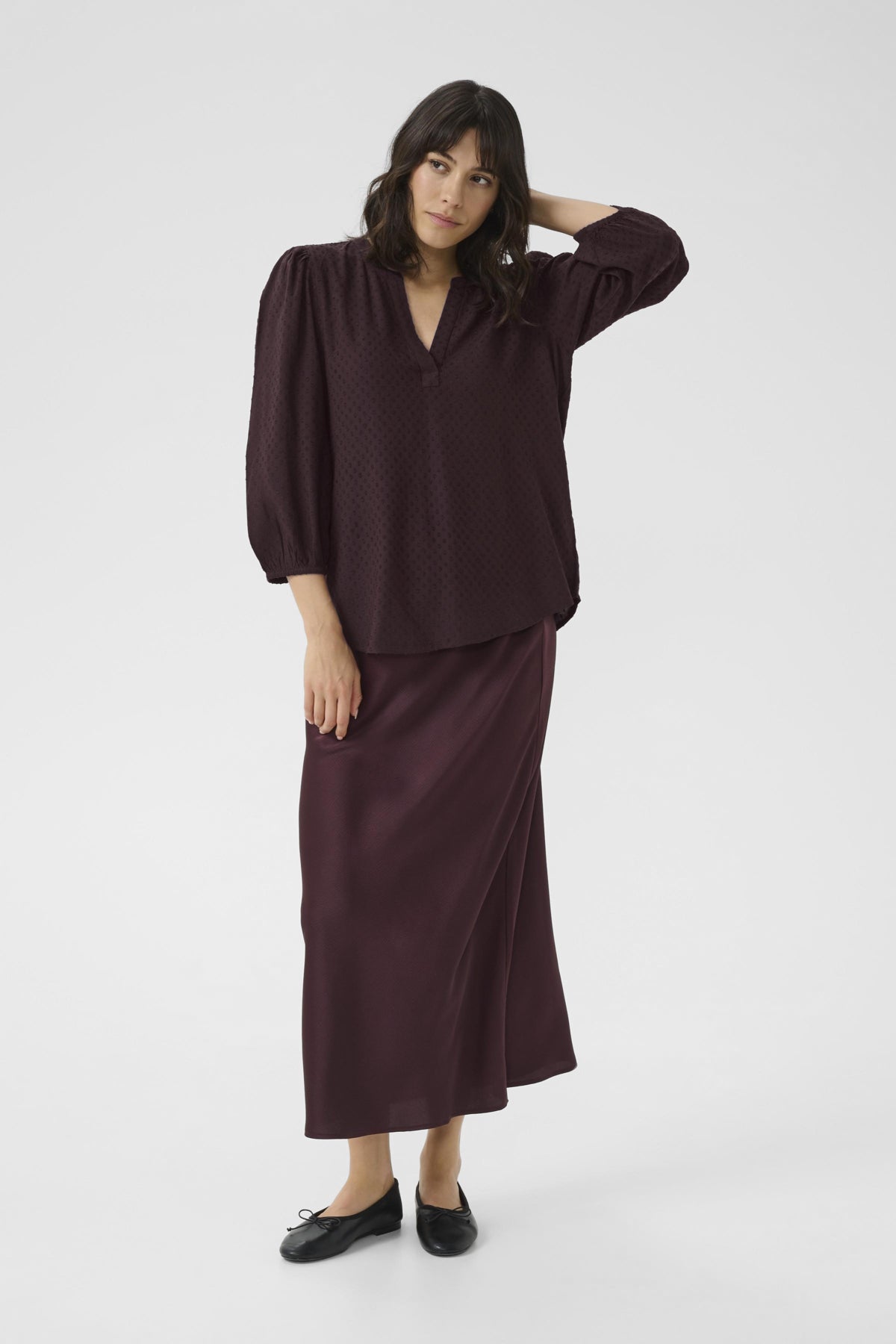 Kaffe Clothing KAannika Blouse Fudge