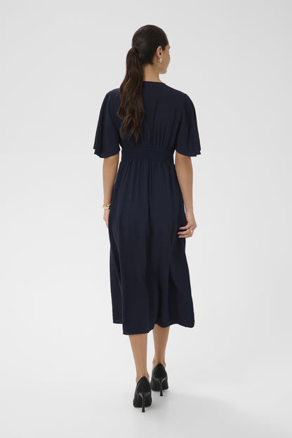 Kaffe Clothing KAsirena Long Dress Midnight Marie
