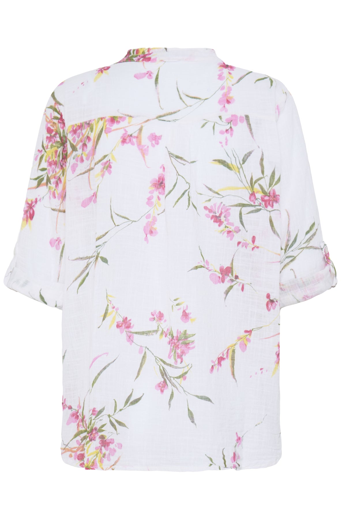 Sorbet SBalexa – Hvit bluse med blomsterprint