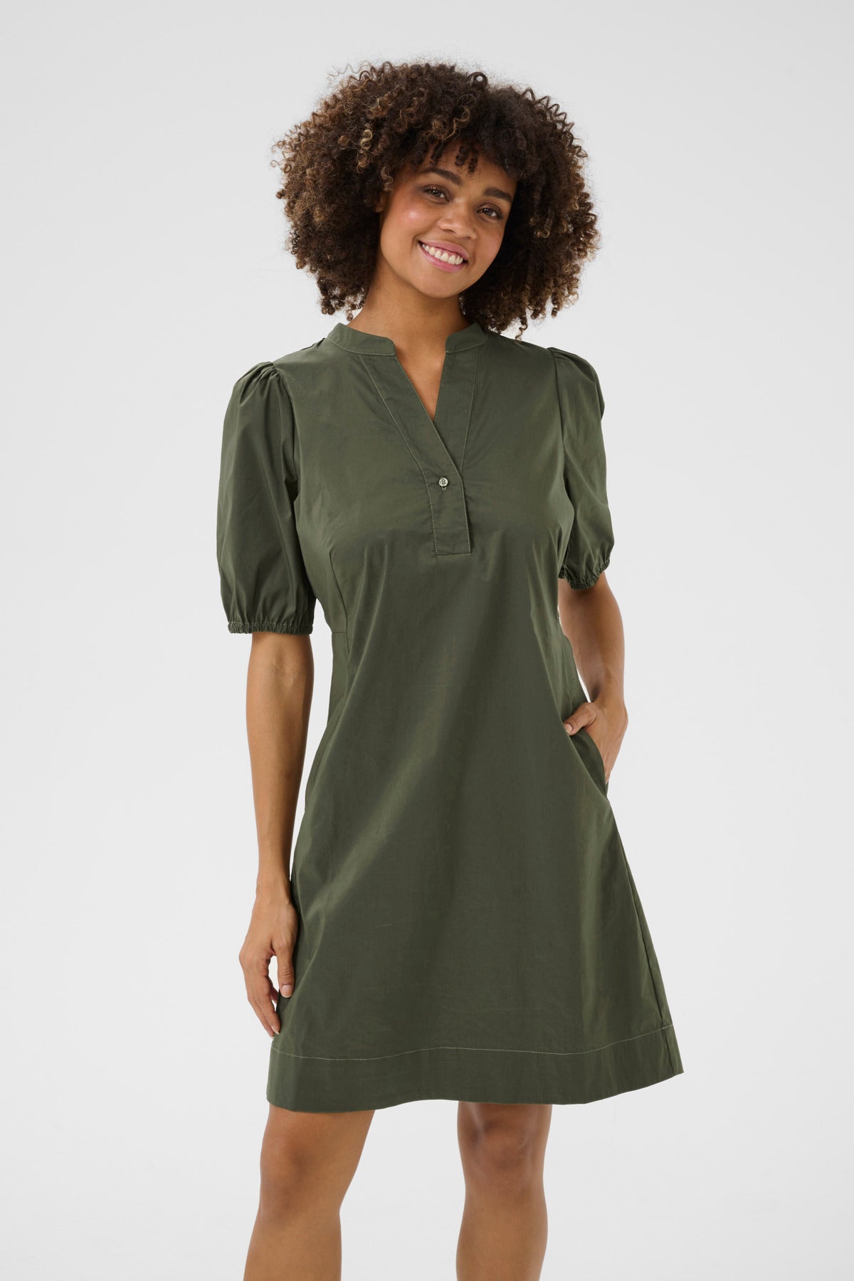 Culture CUobla Antoinett Dress Burnt Olive