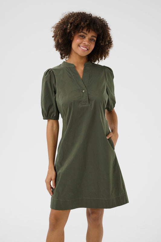 Culture CUobla Antoinett Dress Burnt Olive