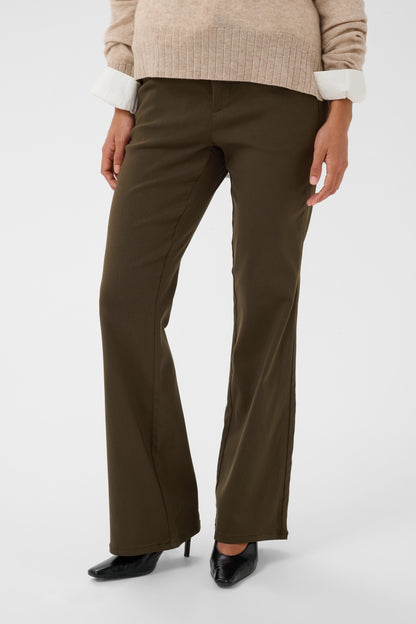 Culture CUbengtha Long Flare Pants Denitasse