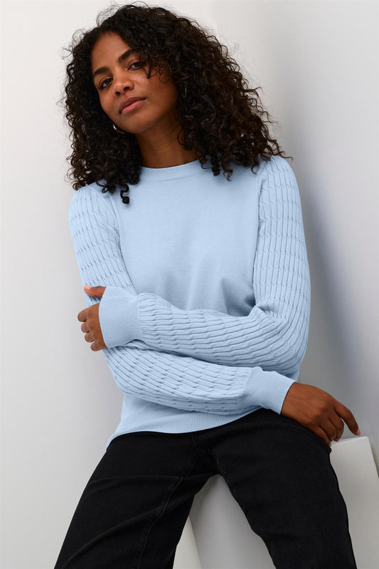 Kaffe Clothing KAnanna Pullover Celestial Blue