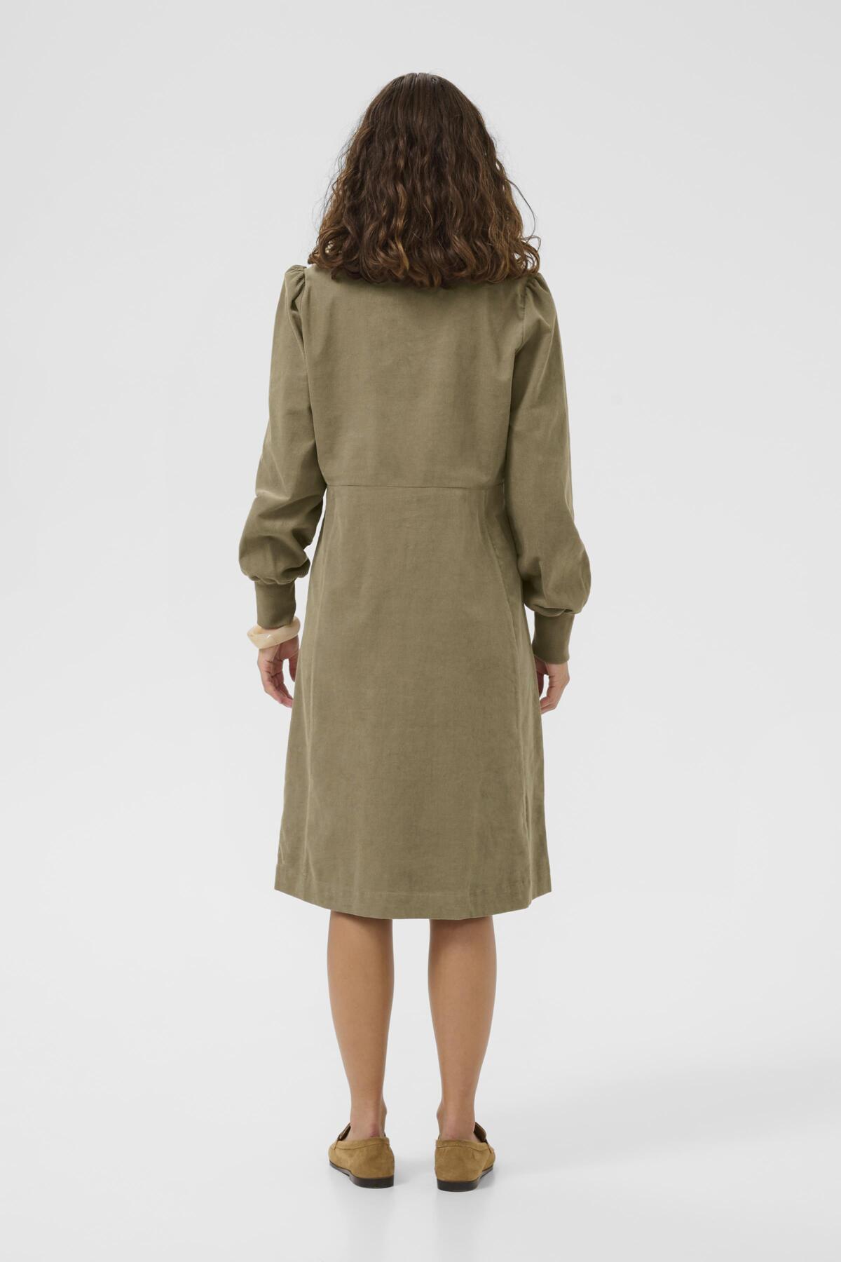 Culture CUula Rhaena LS Dress Timber Wolf